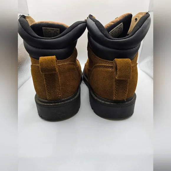 Brahma Bravo Brown Suede Keather Work Boots. Lace-Up Safety Ankle Boots. Mens10M - Picture 7 of 16